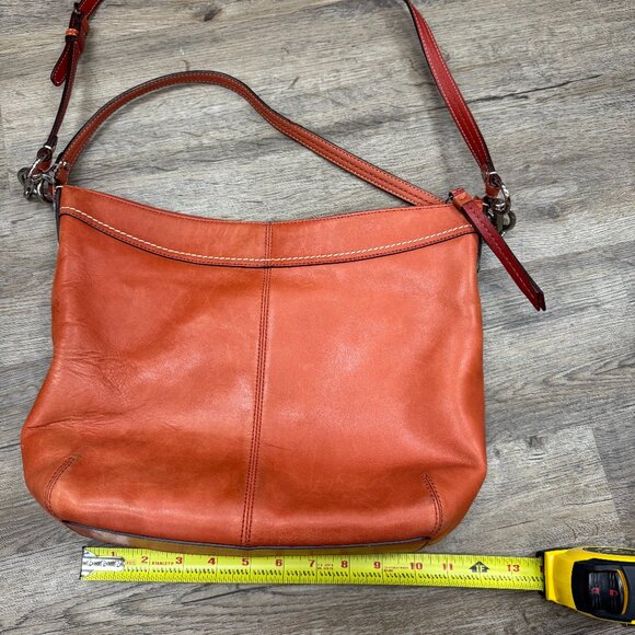 Coach Handbags - Coach Orange Satchel Bag